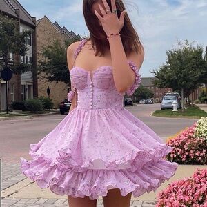 Adeirlina Purplelicious Mini Dress size XS